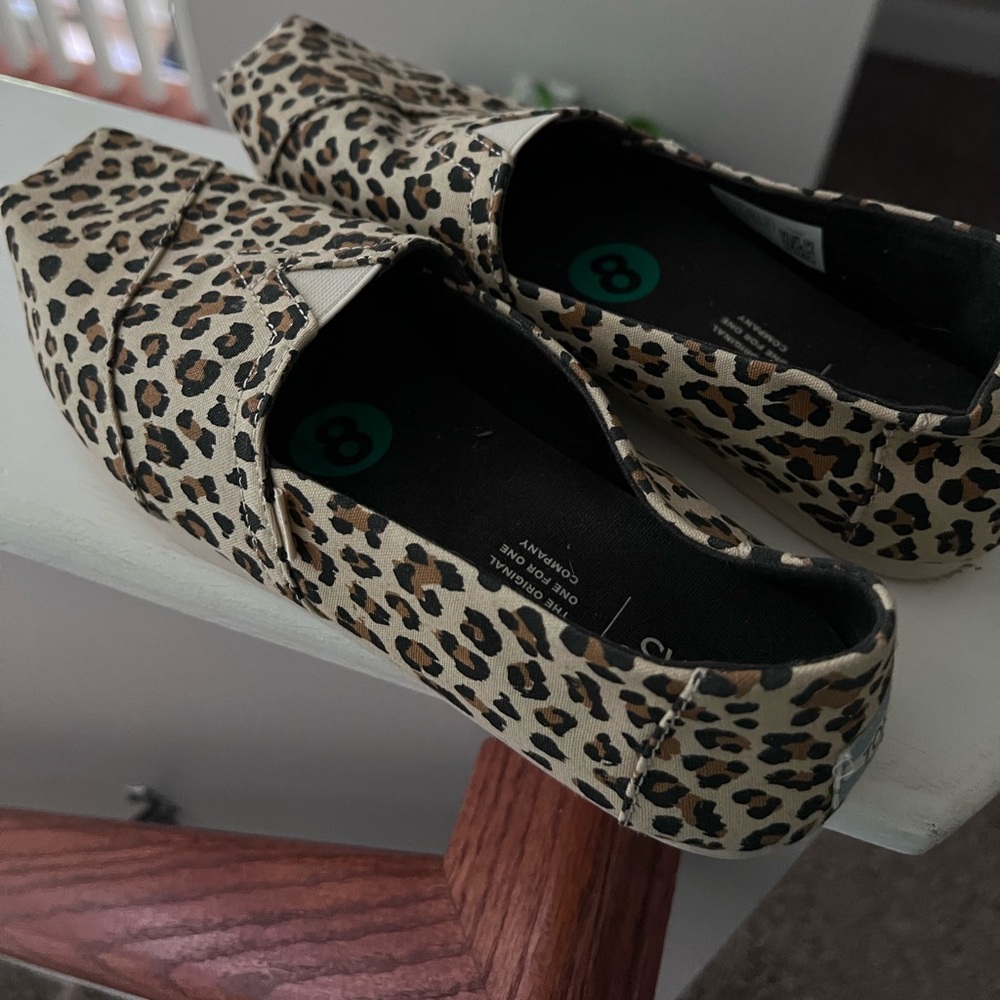 Toms size 8. Worn one time.